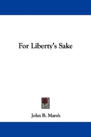 Cover of: For Liberty's Sake