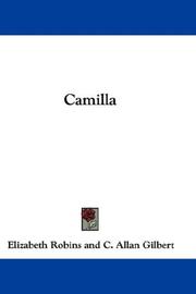 Cover of: Camilla by Elizabeth Robins