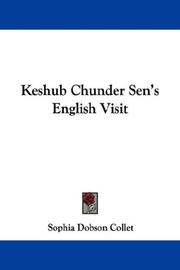 Cover of: Keshub Chunder Sen's English Visit