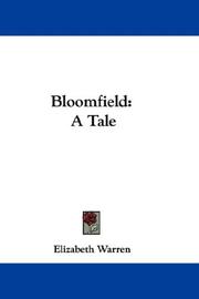Cover of: Bloomfield: A Tale