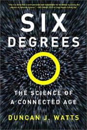 Cover of: Six Degrees by Duncan J. Watts