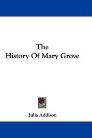 Cover of: The History Of Mary Grove