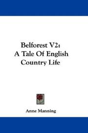Cover of: Belforest V2 by Anne Manning