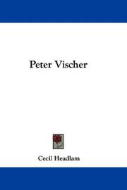 Peter Vischer by Cecil Headlam