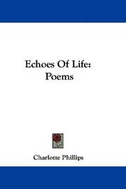Cover of: Echoes Of Life: Poems