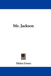 Cover of: Mr. Jackson