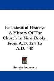 Cover of: Ecclesiastical History by Sozomen, Sozomen