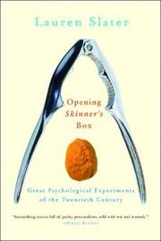 Cover of: Opening Skinner's Box by Lauren Slater