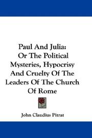 Cover of: Paul And Julia | John Claudius Pitrat