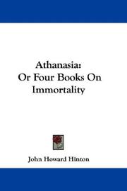 Cover of: Athanasia: Or Four Books On Immortality