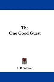 Cover of: The One Good Guest