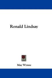 Cover of: Ronald Lindsay
