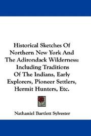 Cover of: Historical Sketches Of Northern New York And The Adirondack Wilderness: Including Traditions Of The Indians, Early Explorers, Pioneer Settlers, Hermit Hunters, Etc.