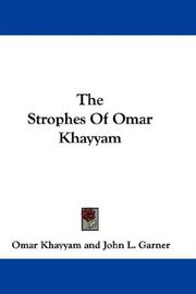 Cover of: The Strophes Of Omar Khayyam