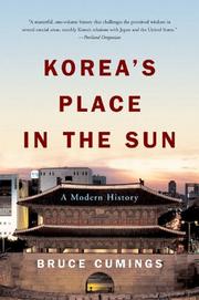 Cover of: Korea's Place in the Sun by Bruce Cumings