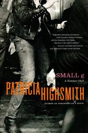 Cover of: Small g by Patricia Highsmith, Patricia Highsmith