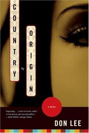 Cover of: Country of Origin: A Novel