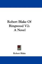 Cover of: Robert Blake Of Ringwood V2: A Novel