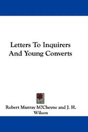 Cover of: Letters To Inquirers And Young Converts