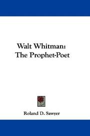 Cover of: Walt Whitman by Roland D. Sawyer