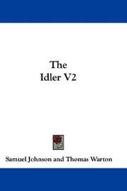Cover of: The Idler V2 | Samuel Johnson
