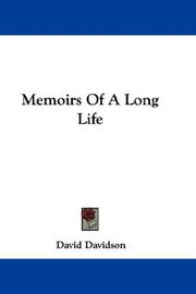 Cover of: Memoirs Of A Long Life