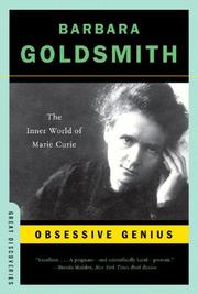 Cover of: Obsessive Genius by Barbara Goldsmith, Barbara Goldsmith