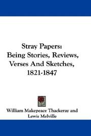 Cover of: Stray Papers by William Makepeace Thackeray
