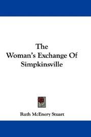Cover of: The Woman's Exchange Of Simpkinsville by Ruth McEnery Stuart