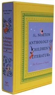 Cover of: The Norton Anthology of Children's Literature by Jack Zipes, Lissa Paul, Lynne Vallone, Gillian Avery, Peter Hunt