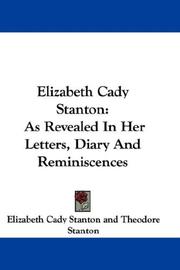 Cover of: Elizabeth Cady Stanton by Elizabeth Cady Stanton