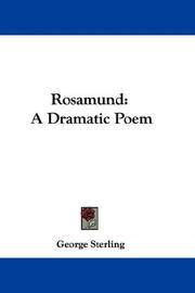 Cover of: Rosamund by George Sterling