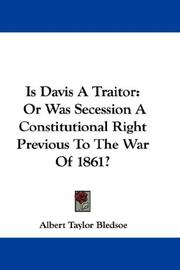 Cover of Is Davis A Traitor