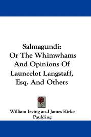 Cover of: Salmagundi by William Irving, Paulding, James Kirke, Washington Irving