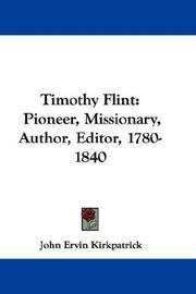 Timothy Flint by John Ervin Kirkpatrick