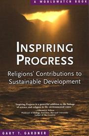 Cover of: Inspiring Progress by Gary Gardner, Gary T. Gardner