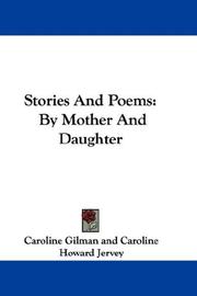 Cover of: Stories And Poems