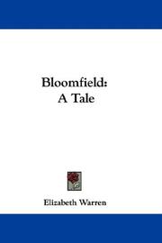 Cover of: Bloomfield by Elizabeth Warren (undifferentiated), Elizabeth Warren (undifferentiated)