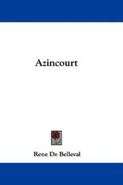 Cover of: Azincourt by René de Belleval