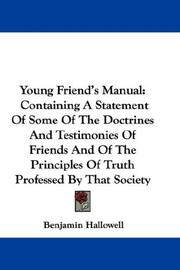 Young Friend's Manual by Benjamin Hallowell