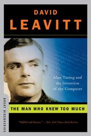 Cover of: The Man Who Knew Too Much by David Leavitt