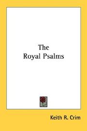 Cover of: The royal Psalms