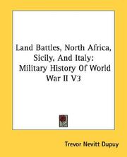 Cover of: Land Battles, North Africa, Sicily, And Italy: Military History Of World War II V3