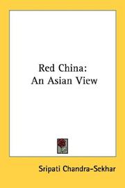 Cover of: Red China: An Asian View
