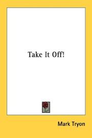 Cover of: Take It Off!