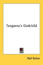 Cover of: Tangaroa's Godchild by Olaf Ruhen