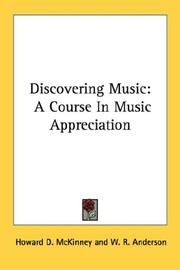 Cover of: Discovering Music by Howard D. McKinney, W. R. Anderson