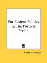 Cover of: Far Eastern Politics In The Postwar Period