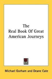 Cover of: The Real Book Of Great American Journeys
