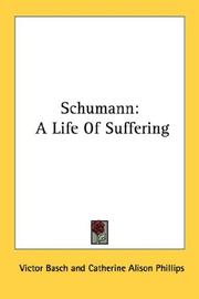Cover of: Schumann: A Life Of Suffering